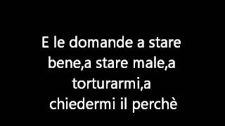 Tiziano Ferro  La differenza tra me e te  TESTO  LYRICS [upl. by Clyte]