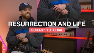 Resurrection And Life  Winning Team  Planetshakers Official Guitar 1 Tutorial Video [upl. by Shirlene]