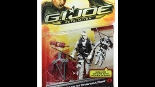 GI JOE Retaliation Sneak Attack Storm Shadow HD Action Figure Review  wwwTekSushicom [upl. by Hizar868]