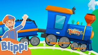 Steam Train Song｜Blippi｜Childrens Music｜Trucks For Kids｜Geckos Songs [upl. by Jacky221]