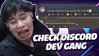 TALKSHOW MÀN CHECK DISCORD DEV GANG TỚI CÔNG CHUYỆN VÀ PHA TRAO ĐỔI CHIÊU THỨC KHÔNG HỒI KẾT [upl. by Ahsropal]