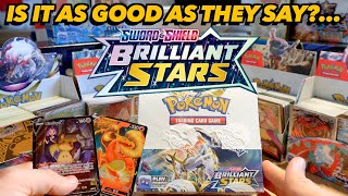 OPENING 1 BRILLIANT STARS BOOSTER BOX  Pokémon Sword amp Shield [upl. by Rehptsirhc]