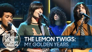 The Lemon Twigs My Golden Years  The Tonight Show Starring Jimmy Fallon [upl. by Corron]