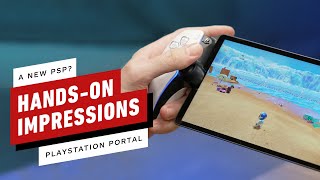 PlayStation Portal Hands On With Sonys New Remote Play Handheld [upl. by Galloway]