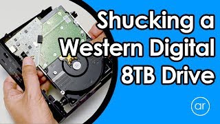 How to Remove  Shuck the Hard Drive from Western Digital Easystore 8TB Drive [upl. by Ethelin862]