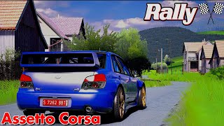 The SCARIEST Rally Stage In Assetto Corsa First Attempt  Semetin 105 [upl. by Robaina542]