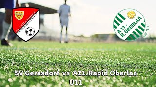 SV Gerasdorf vs A11 Rapid Oberlaa U11 [upl. by Elumas]