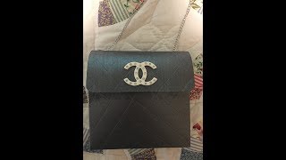 Chanel Inspired Paper Purse Tutorial [upl. by Uund]