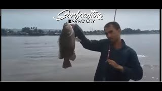 Surfcasting Davao City  A Broken Rod and 32Kg Mamaw [upl. by Ohara440]