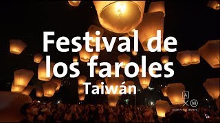 Este es el ALUCINANTE festival de faroles en Taiwán  Alan por el mundo [upl. by Anoj252]