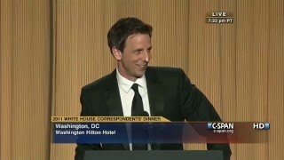 CSPAN Seth Meyers remarks at the 2011 White House Correspondents Dinner [upl. by Iron]