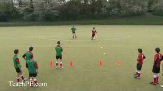 Soccer Drills  Dribbling skills  Relay Race [upl. by Llennehc]