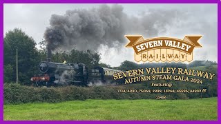 Severn Valley Railway  Autumn Steam Gala 2024 [upl. by Marylee]