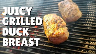 Duck Breast Recipe I How to Grill Juicy Duck Breast I Weber Kettle [upl. by Nicolais654]