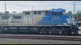 NS 4001 passes through Austell Georgia [upl. by Adanar655]