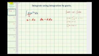 Ex 1 Integration by Parts mxenx [upl. by Attenrad508]