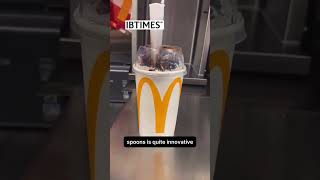 The reason behind the design of McFlurry Spoonmcdonalds mcflurry mcdonald [upl. by Nednerb]