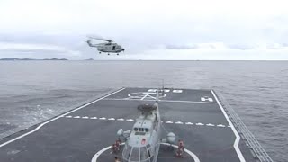 Chinese Russian Naval Soldiers Hold Joint Landing Exercise in Peter the Great Gulf [upl. by Egbert]