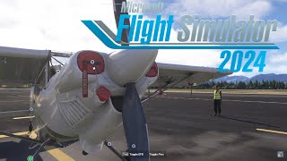 MSFS 2024 Test Flight with MSFS 2024 Tech Alpha Preview  RTX 4080S [upl. by Leuams]