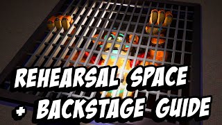 Rehearsal Space  Backstage Mission Guide  FNAF Security Breach Walkthrough Part 5 [upl. by Hak]