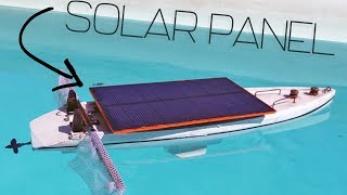 Solar panel Boat for Life Rescue • how to Make it [upl. by Trakas228]