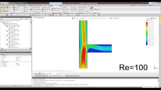 midas NFX  CFD PlanarTrijunction [upl. by Pepe]