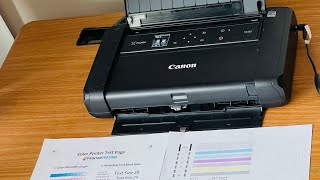 Canon PIXMA TR150 Wireless Inkjet Mobile Color Travel Printer 267 Pgs Only USBC [upl. by Rubio]