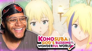 DARKNESS AND CLAIRE  KONOSUBA Season 3 Ep 5 REACTION [upl. by Wang]