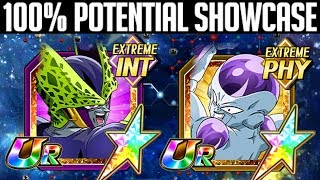 COMBO FROM HELL 100 GT Cell amp Frieza Showcase Dragon Ball Z Dokkan Battle [upl. by Aicen]