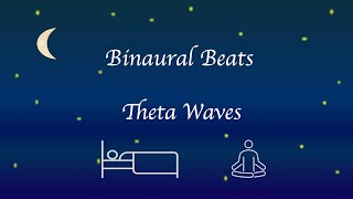 Binaural Beats Theta Waves  Peaceful Music for Sleep amp Meditation [upl. by Bringhurst]