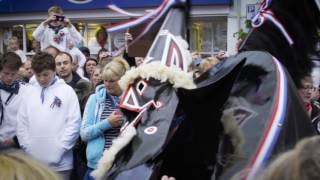 Padstow May Day 2017 the Obby Oss tradition [upl. by Tibbetts149]