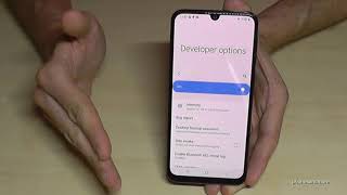 Samsung Galaxy A31 How to enable the Developer Options for USB Debugging etc [upl. by Kunz]