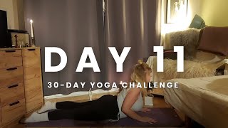 Day 11  30Day Yoga Challenge [upl. by Nethsa]