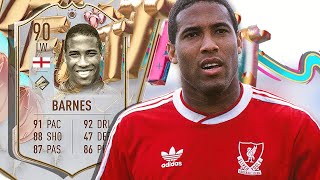 90 FUT BIRTHDAY ICON BARNES PLAYER REVIEW FIFA 23 [upl. by Eenaej778]