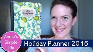 Dollar Tree Holiday Planner DIY 2016 [upl. by Jabon862]