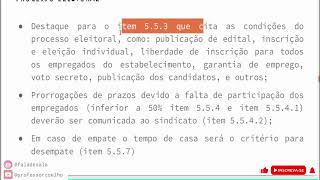 Aula 1  Processo Eleitoral CIPA [upl. by Nolita]