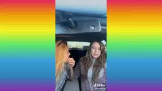 Lesbian wlw tiktoks Wiping the kiss prank compilation 🌈🏳️‍🌈 [upl. by Selbbep]