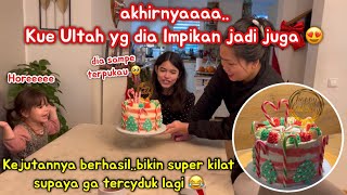 AKHIRNYA KUE ULANG TAHUN IMPIANNYA JADI JUGA‼️BIKIN SUPER KILAT SUPAYA GA TERCYDUK LAGI😅 [upl. by Meisel]