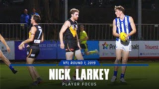 VFL Nick Larkey  Player Focus Round 1 2019 [upl. by Idnak80]