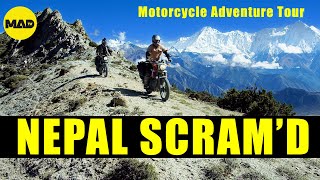 Nepal Scramd  3 week Motorcycle Adventure Tour  Full Movie  Royal Enfield Scram 411 [upl. by Hagai194]