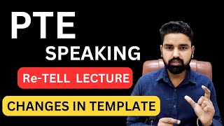 Retell Lecture PTE  Changes IN Template  PTE Speaking ptespeaking by Sunil Sir [upl. by Doerrer]