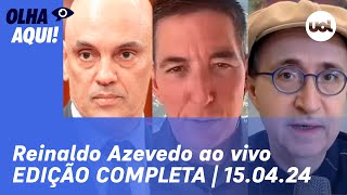 🔴 Reinaldo Azevedo ao vivo CNJ afasta juízes da Lava Jato caso Musk e falas de Glenn Greenwald [upl. by Joice]