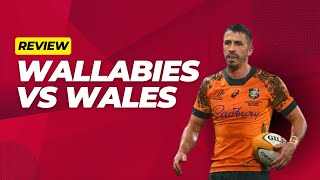 WALLABIES VS WALES  TEST 2 2024 REVIEW [upl. by Filmer]