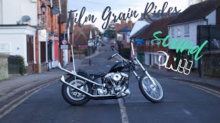 RAW SOUND Shovelhead Chopper Ride On  SOUND ON [upl. by Jaynes240]