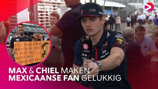 MAX VERSTAPPEN MAAKT MEXICAANSE FAN ENORM BLIJ 🥹  Mexico GP  Formule 1 2023 [upl. by Kennett]