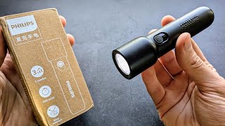 Philips SFL1235 EDC Flashlight Torch  Review amp Brightness Test [upl. by Ciaphus386]