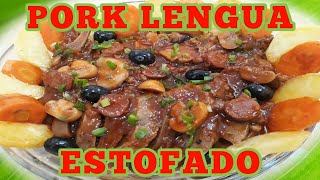 Tangy amp Delectable  PORK LENGUA ESTOFADO  RAM SPITFIRE [upl. by Drucilla]