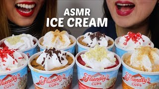 ASMR ICE CREAM DESSERT CUPS 아이스크림 리얼사운드 먹방 アイスクリーム 冰淇淋 Kem cây  KimampLiz ASMR [upl. by Anirahc]