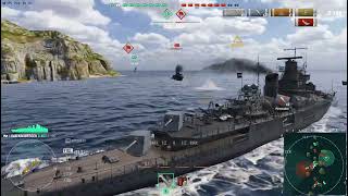 World of Warships Van Kinsbergen7 kills23 933 damage [upl. by Eelame]