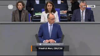 22 Februar 2024  Rede zur Zeitenwende von Friedrich Merz [upl. by Yoccm]